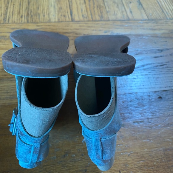 Madewell The Boardwalk Ankle Strap Leather Metallic Sz Women’s 8 - Picture 10 of 15